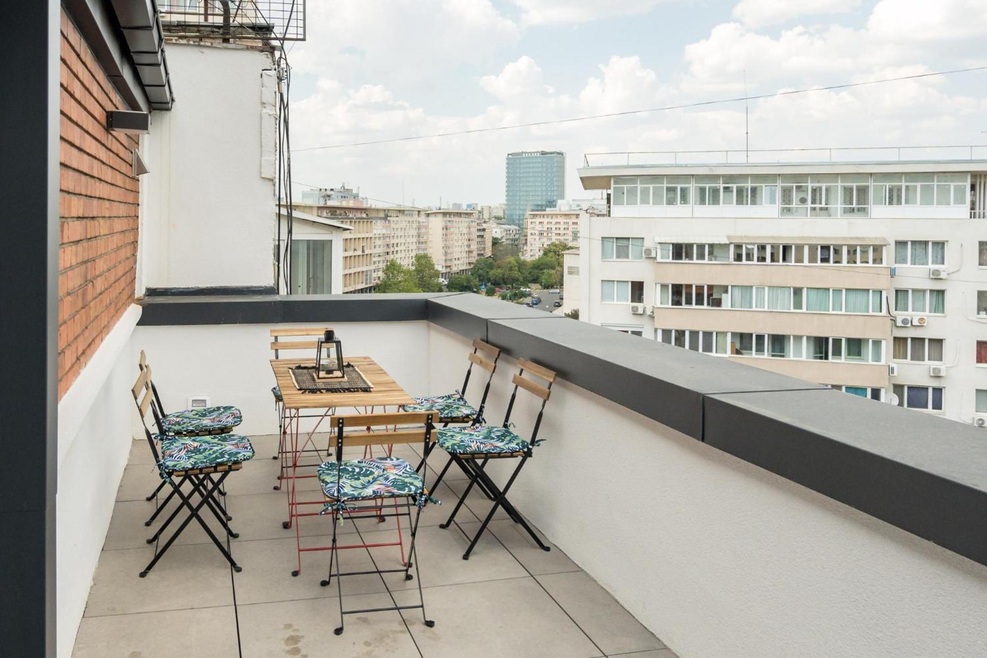 Mood Penthouse - 3Br Luxury Stay In Bucureşti Exterior foto